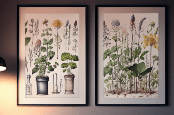 Download Vintage Botanical Illustration Collectio - Vintage botanical illustration Collection